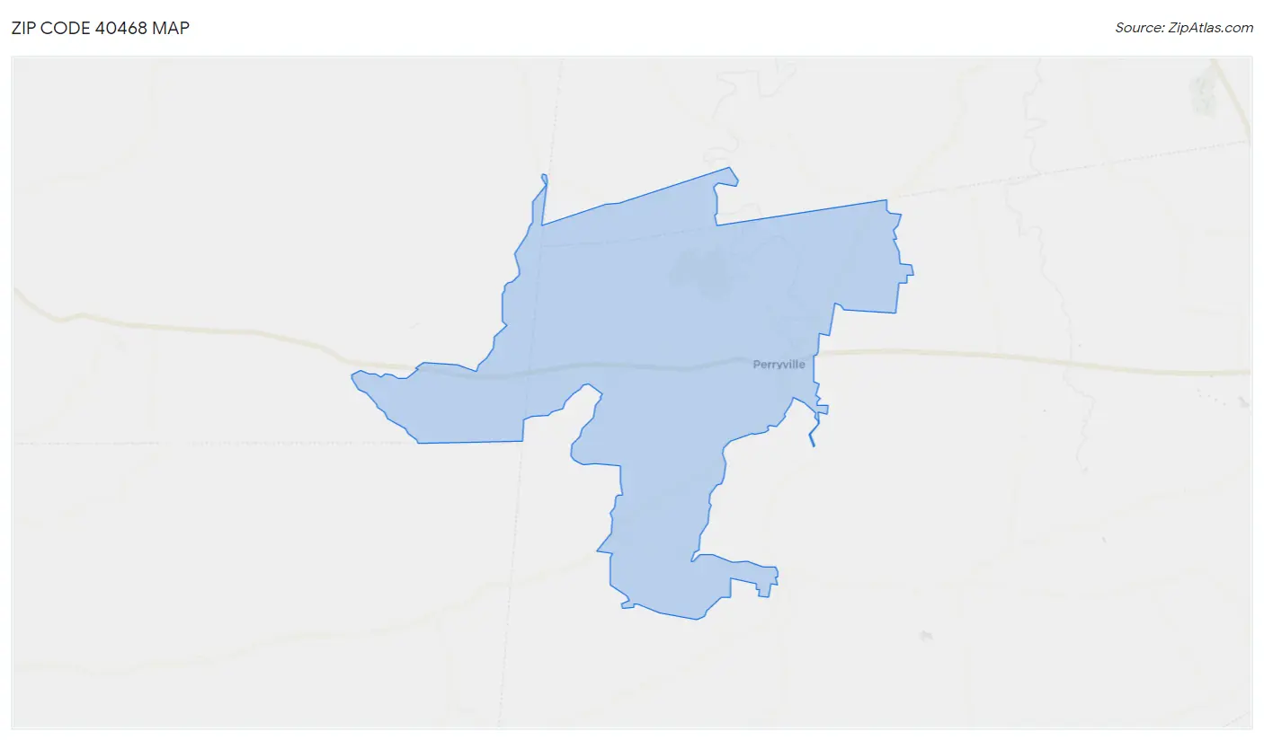 Zip Code 40468 Map