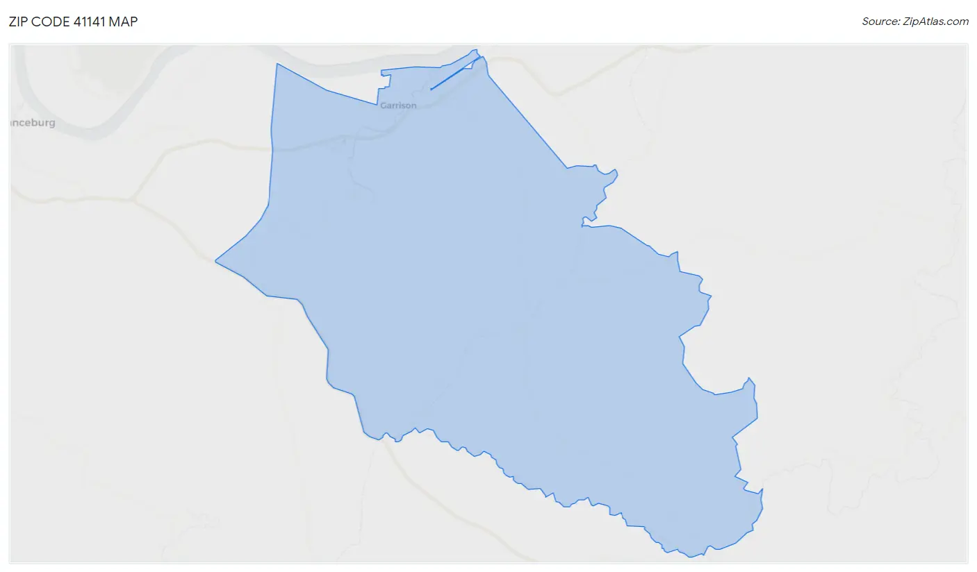 Zip Code 41141 Map