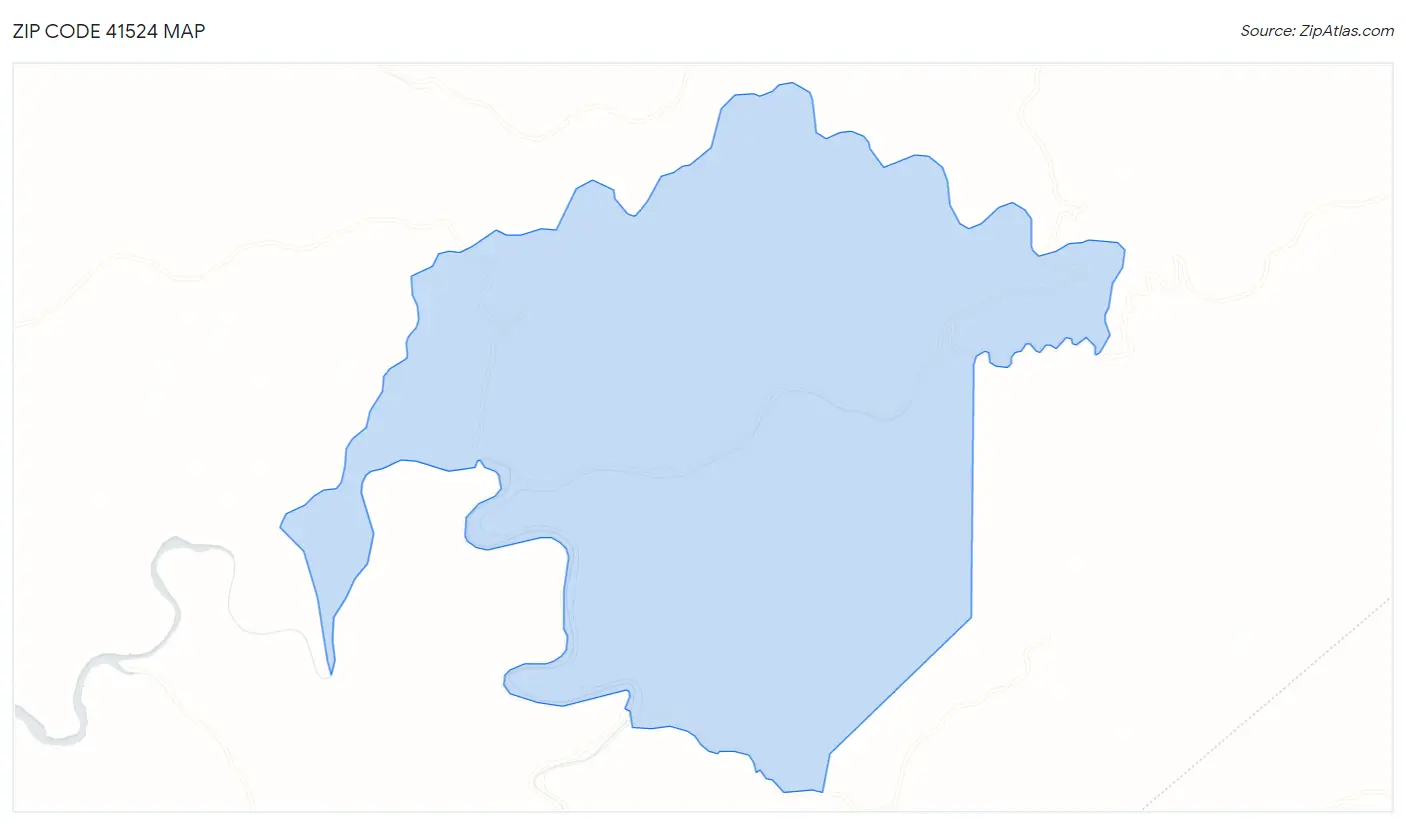 Zip Code 41524 Map