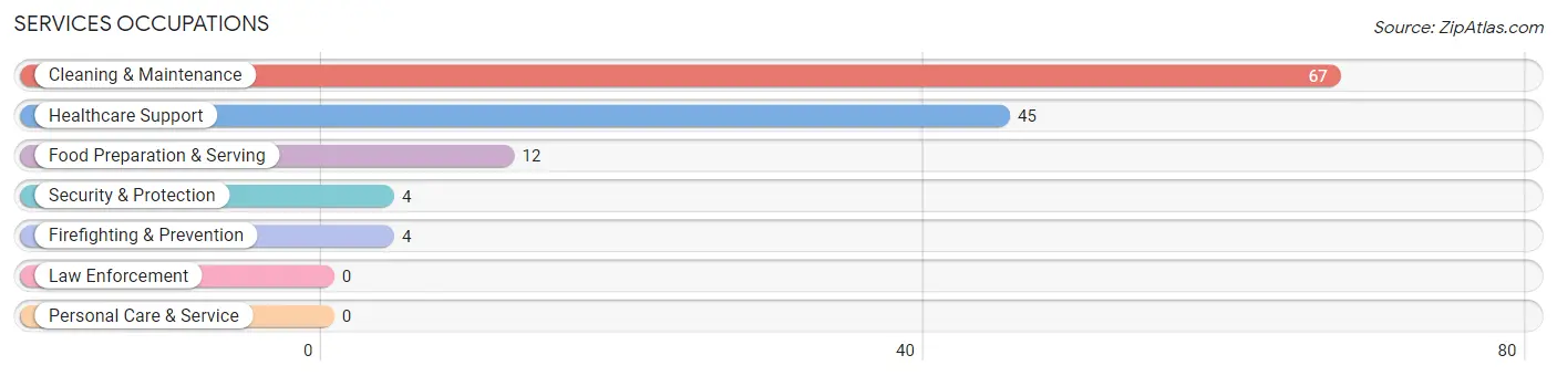 Services Occupations in Zip Code 41630