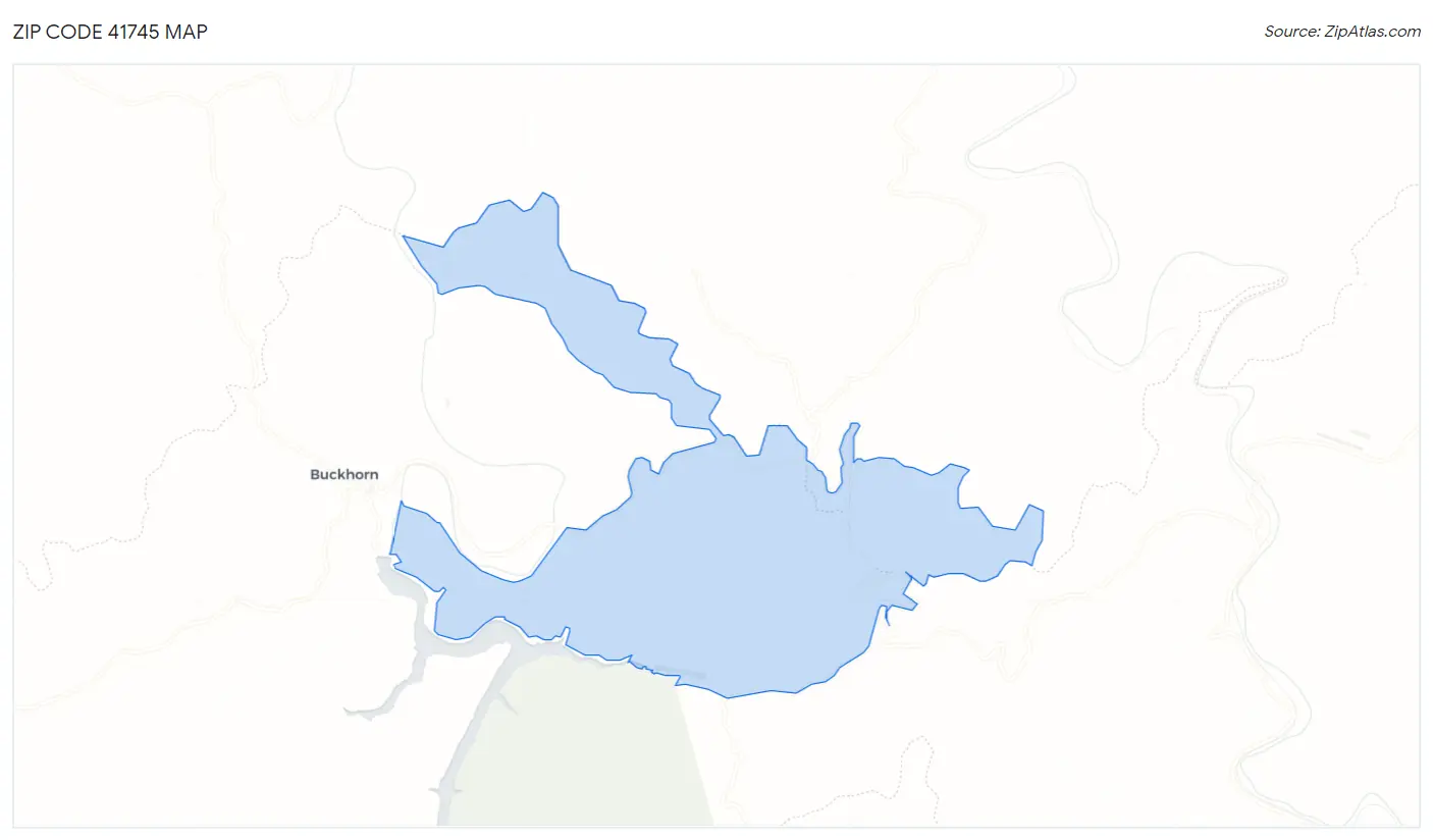 Zip Code 41745 Map