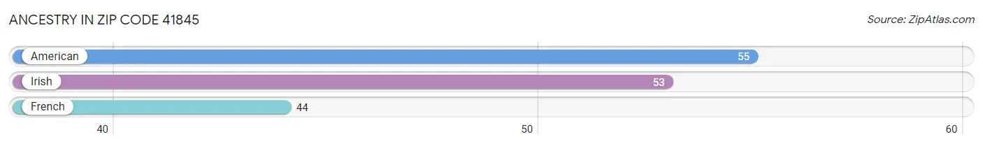 Ancestry in Zip Code 41845