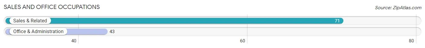 Sales and Office Occupations in Zip Code 42120