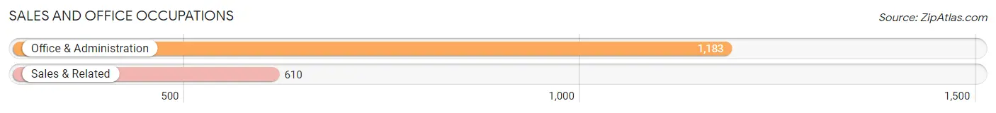 Sales and Office Occupations in Zip Code 42134