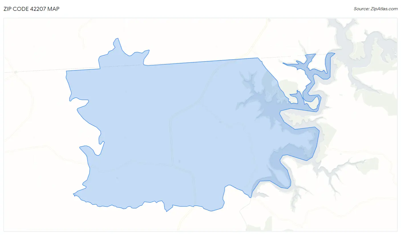 Zip Code 42207 Map