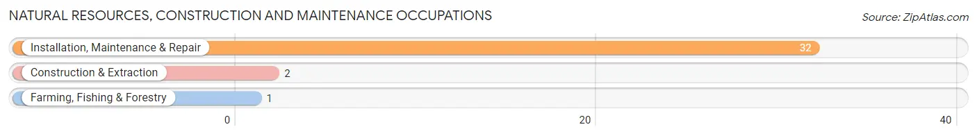 Natural Resources, Construction and Maintenance Occupations in Zip Code 42223