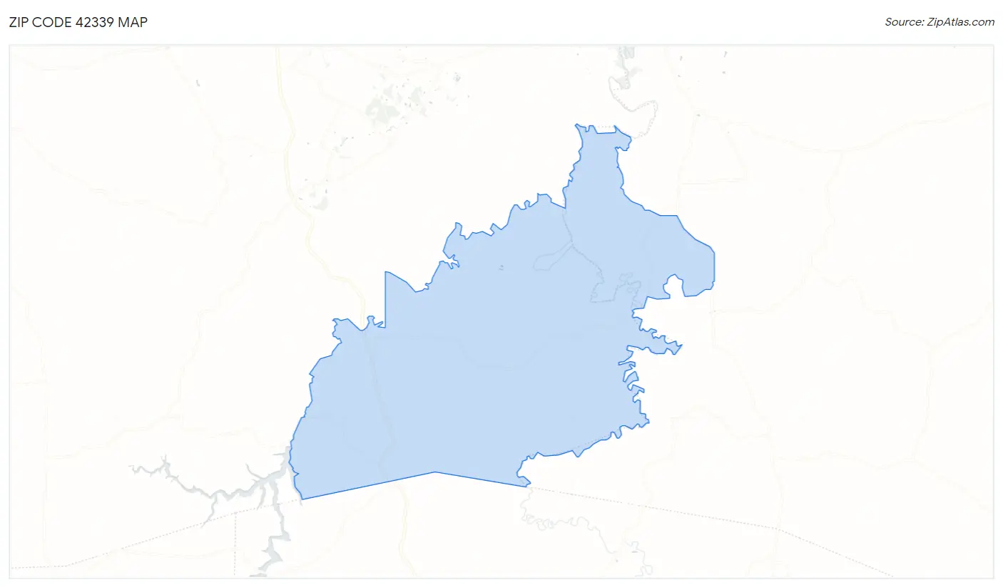 Zip Code 42339 Map