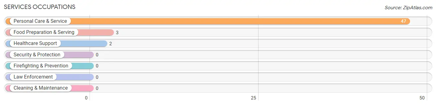 Services Occupations in Zip Code 42339