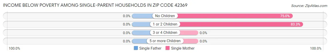 Income Below Poverty Among Single-Parent Households in Zip Code 42369