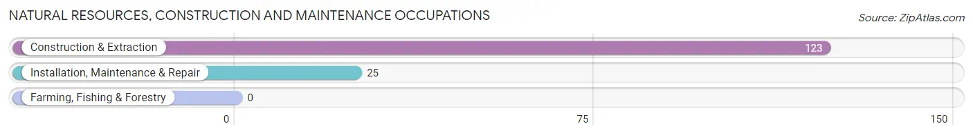 Natural Resources, Construction and Maintenance Occupations in Zip Code 43445