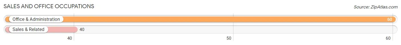 Sales and Office Occupations in Zip Code 43843