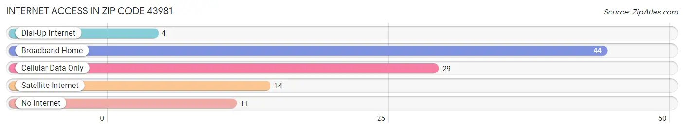 Internet Access in Zip Code 43981
