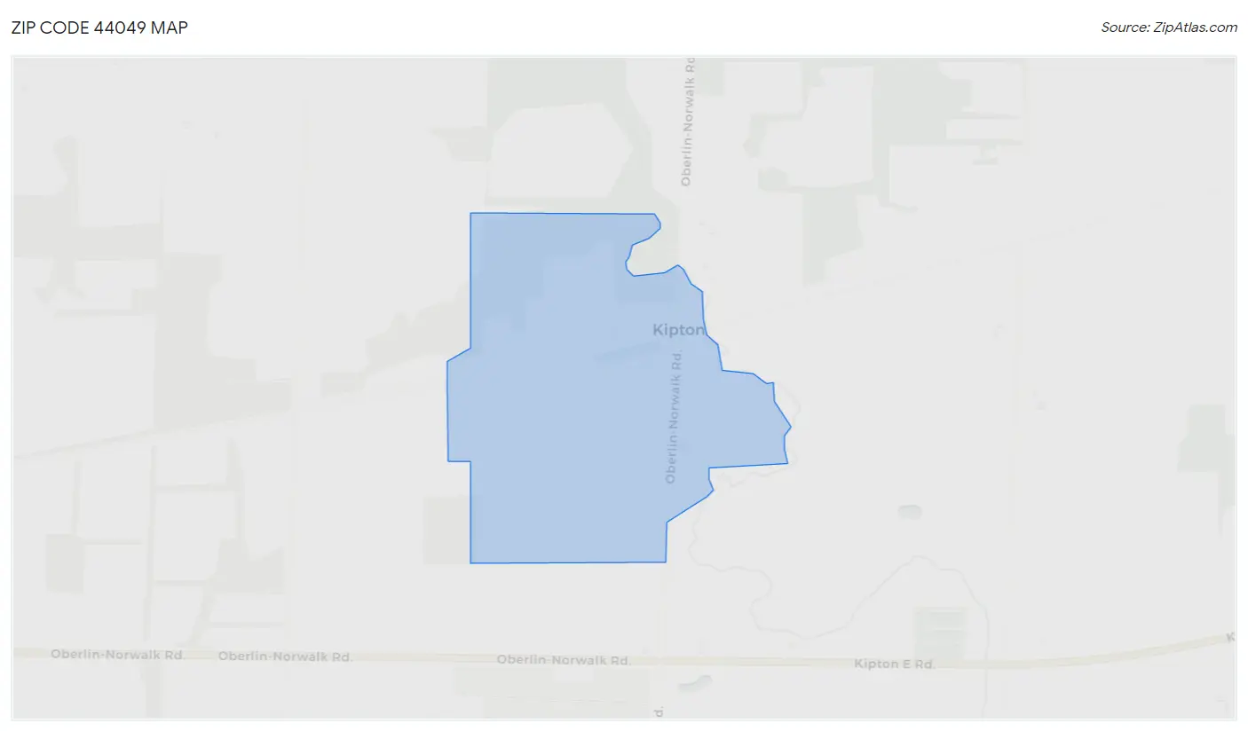 Zip Code 44049 Map