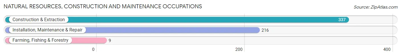 Natural Resources, Construction and Maintenance Occupations in Zip Code 44632