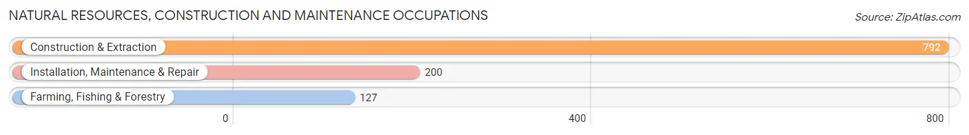 Natural Resources, Construction and Maintenance Occupations in Zip Code 44654