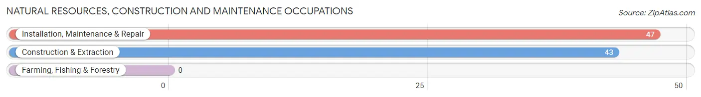 Natural Resources, Construction and Maintenance Occupations in Zip Code 44844