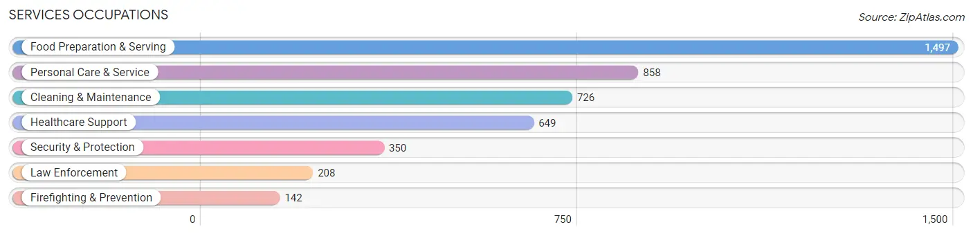 Services Occupations in Zip Code 46060