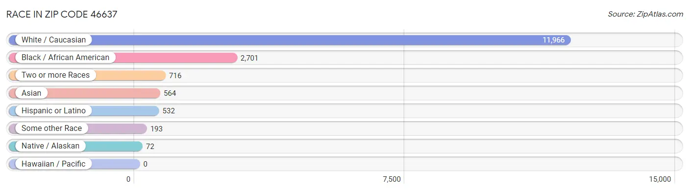 Race in Zip Code 46637