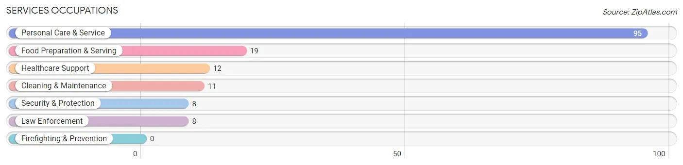 Services Occupations in Zip Code 46939