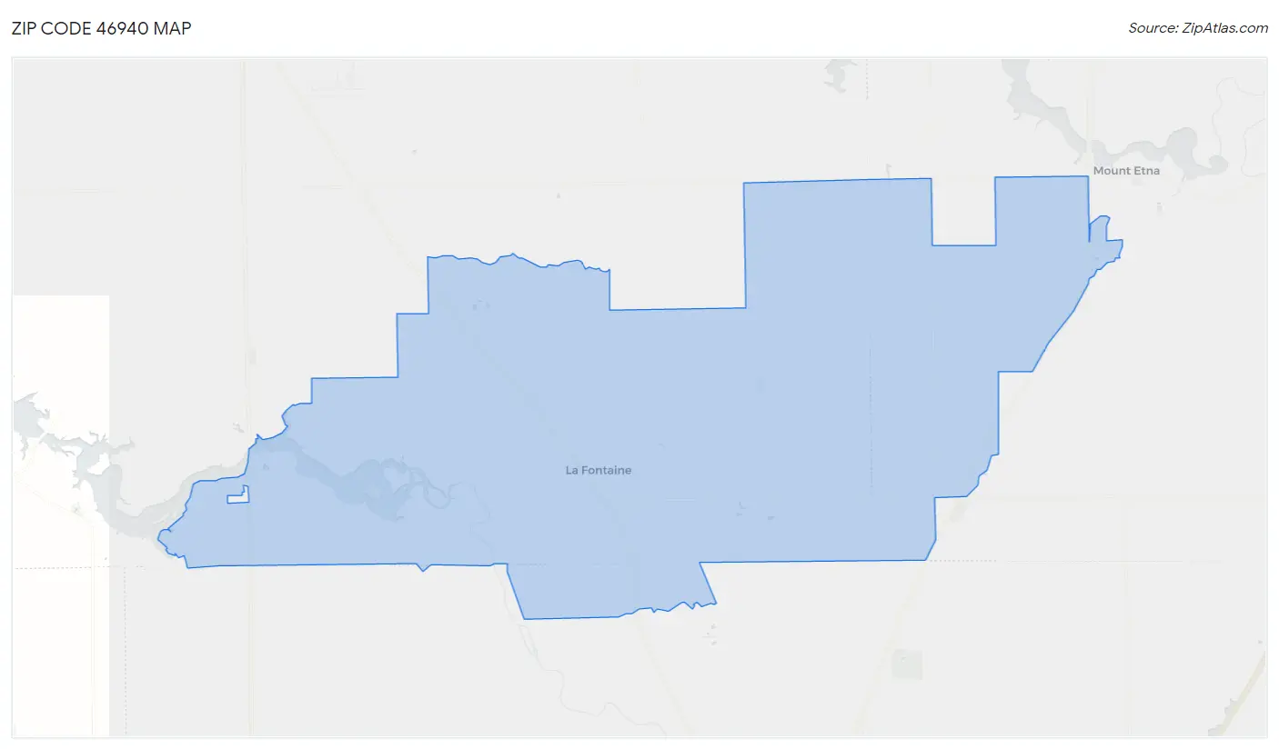 Zip Code 46940 Map