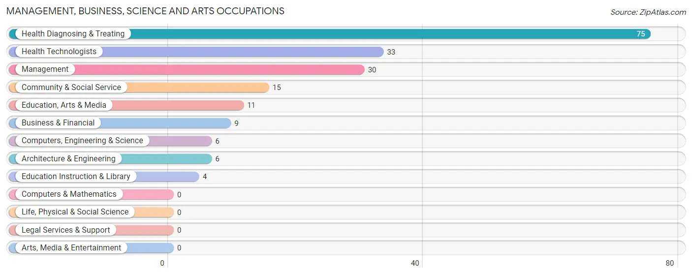 Management, Business, Science and Arts Occupations in Zip Code 46941