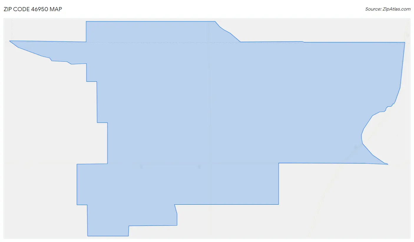 Zip Code 46950 Map