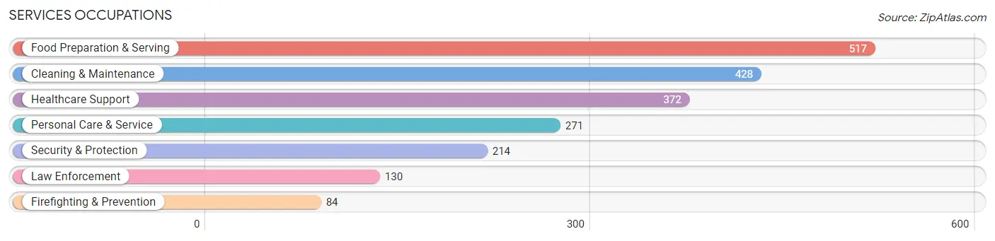 Services Occupations in Zip Code 46970