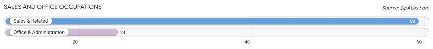 Sales and Office Occupations in Zip Code 47137
