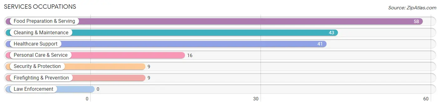 Services Occupations in Zip Code 47232