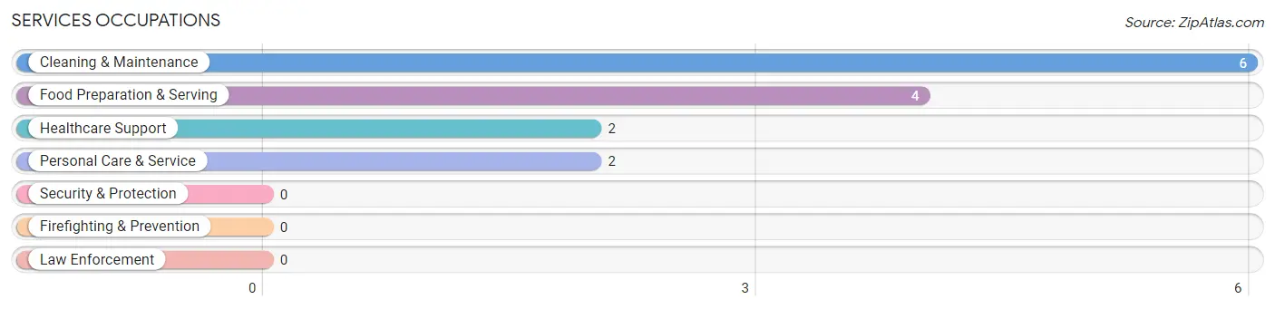 Services Occupations in Zip Code 47339