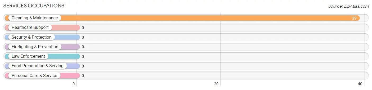 Services Occupations in Zip Code 47576