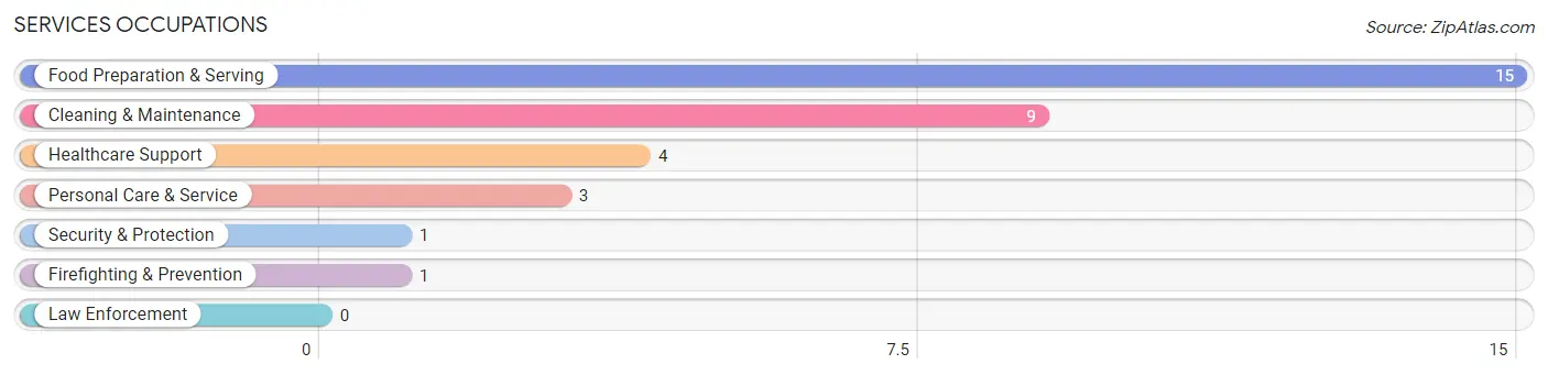 Services Occupations in Zip Code 47640