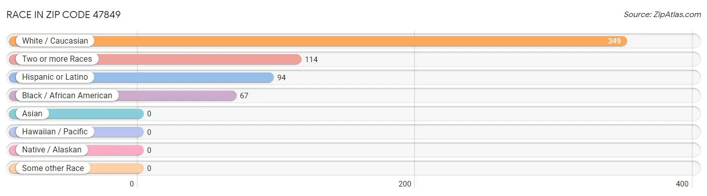 Race in Zip Code 47849