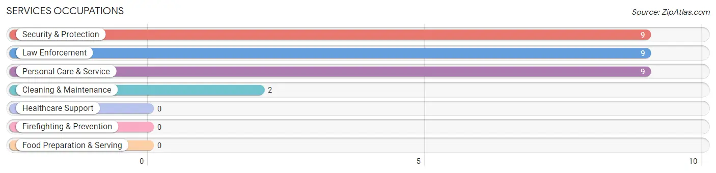 Services Occupations in Zip Code 47966