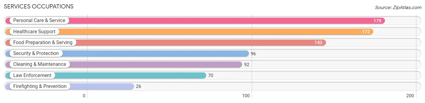 Services Occupations in Zip Code 48062