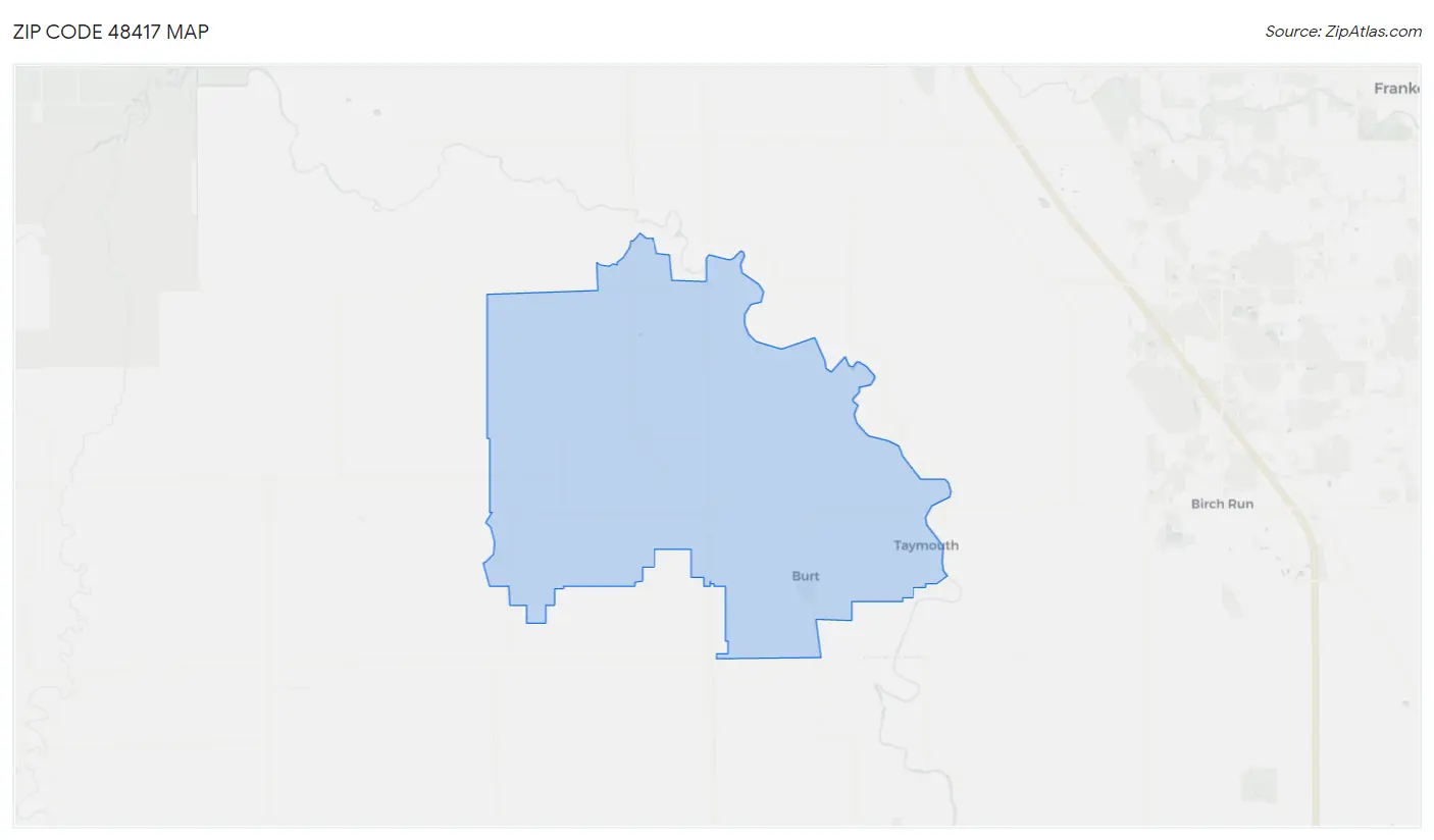 Zip Code 48417 Map