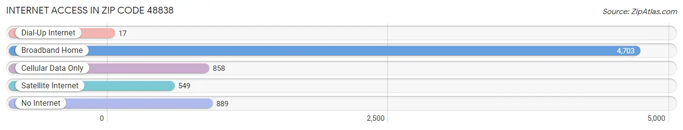 Internet Access in Zip Code 48838