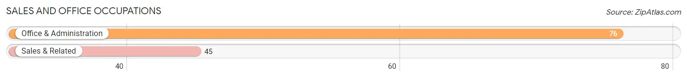 Sales and Office Occupations in Zip Code 48897