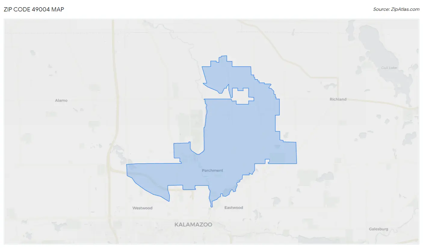 Zip Code 49004 Map