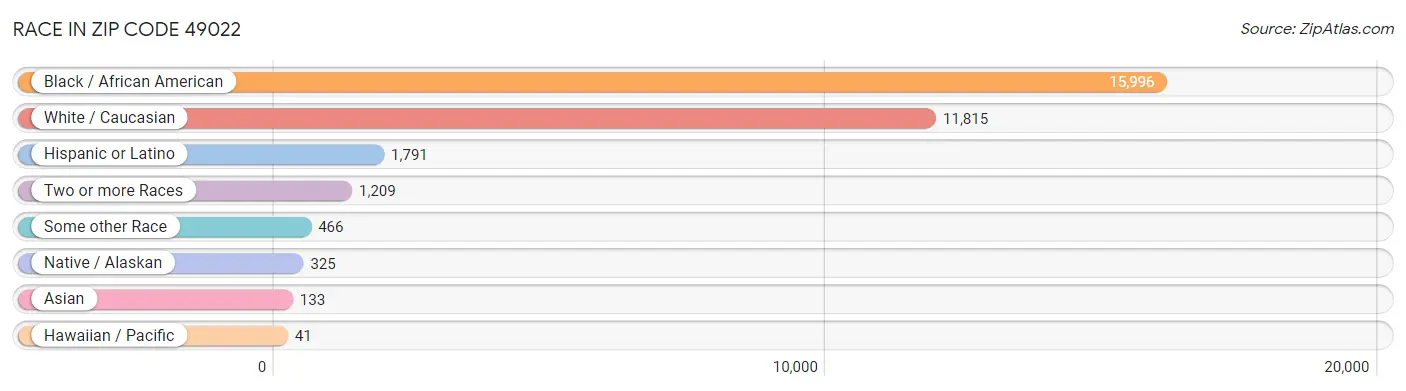 Race in Zip Code 49022
