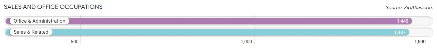 Sales and Office Occupations in Zip Code 49022
