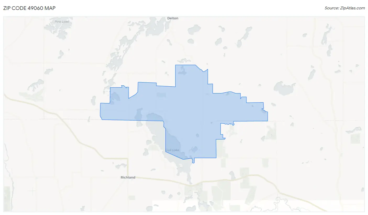 Zip Code 49060 Map