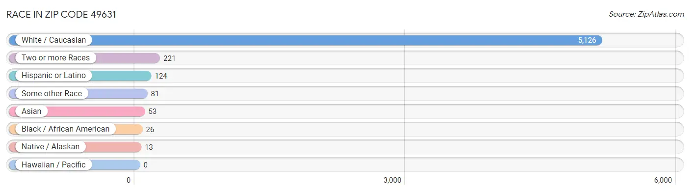 Race in Zip Code 49631