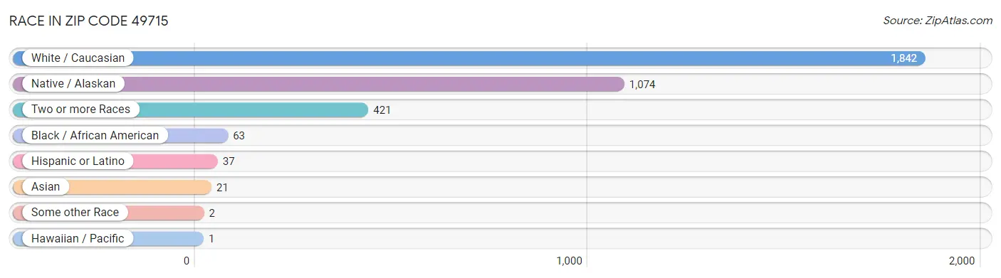 Race in Zip Code 49715