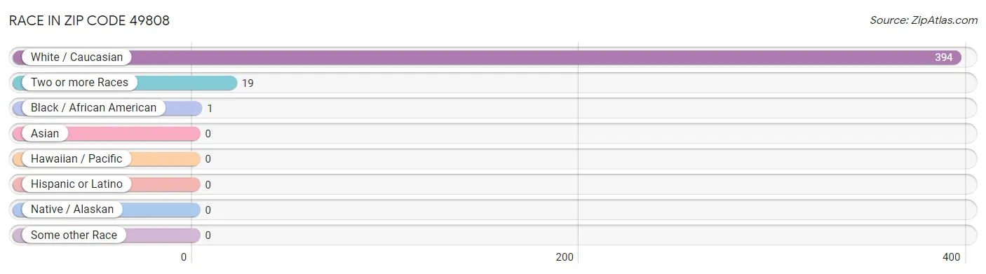 Race in Zip Code 49808