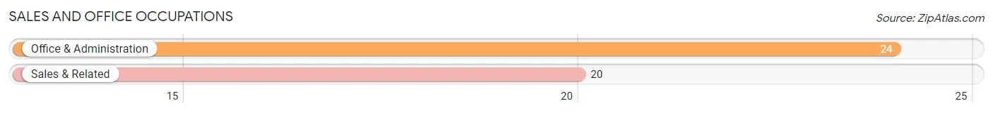 Sales and Office Occupations in Zip Code 49925
