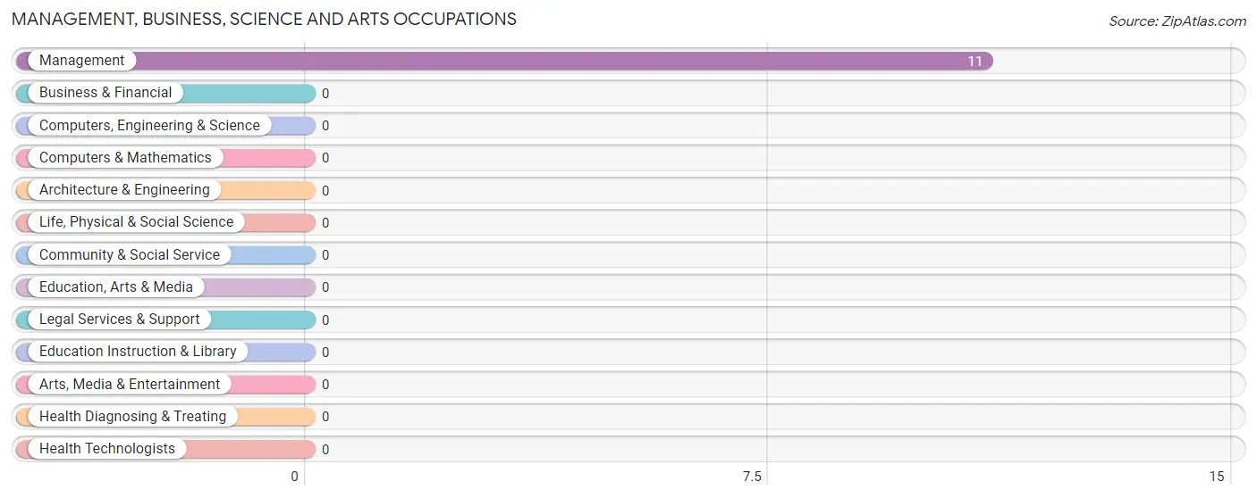 Management, Business, Science and Arts Occupations in Zip Code 50104