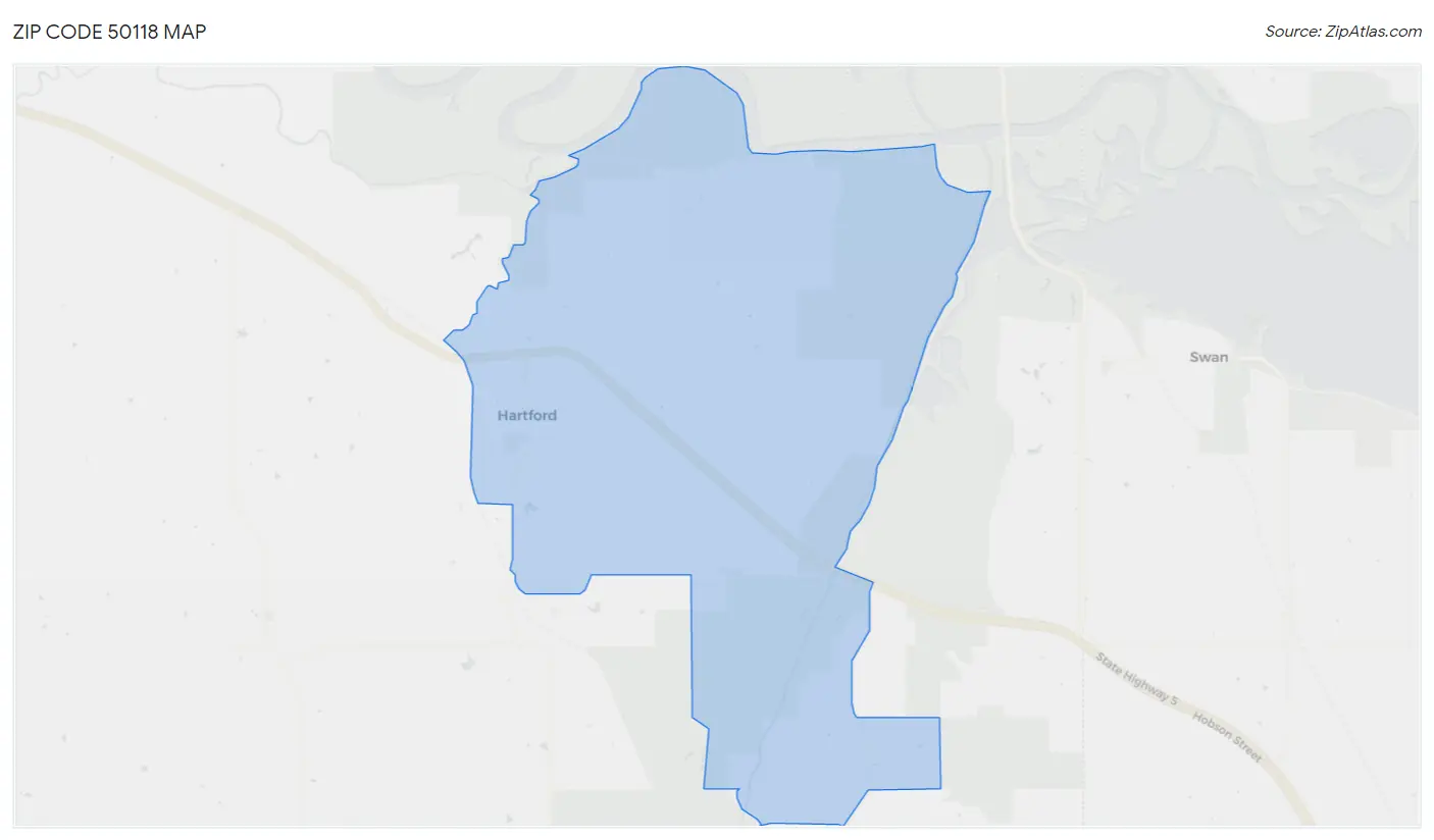 Zip Code 50118 Map