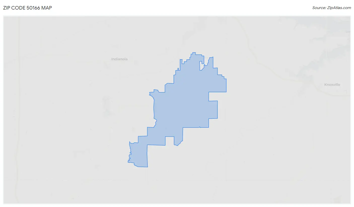 Zip Code 50166 Map