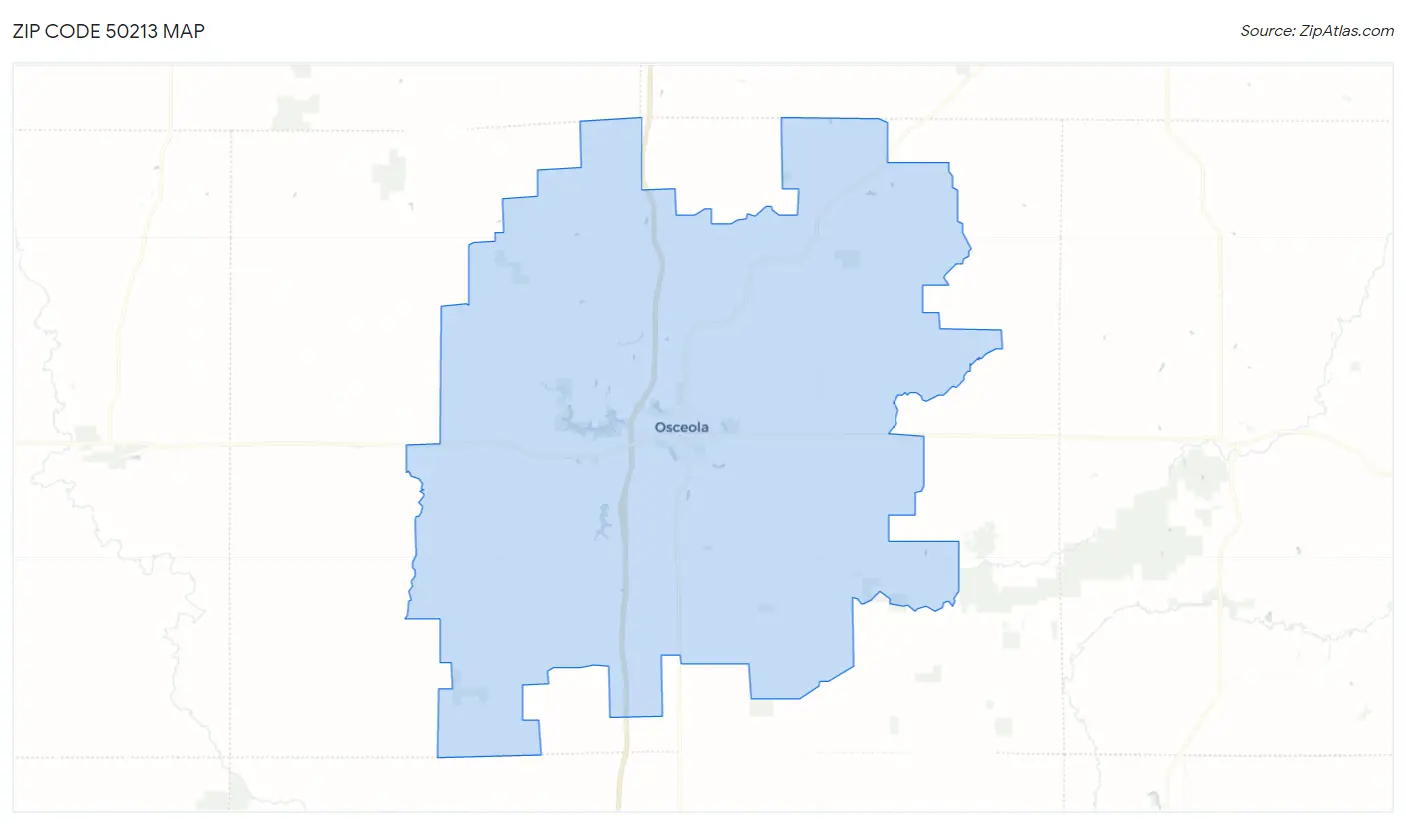 Zip Code 50213 Map